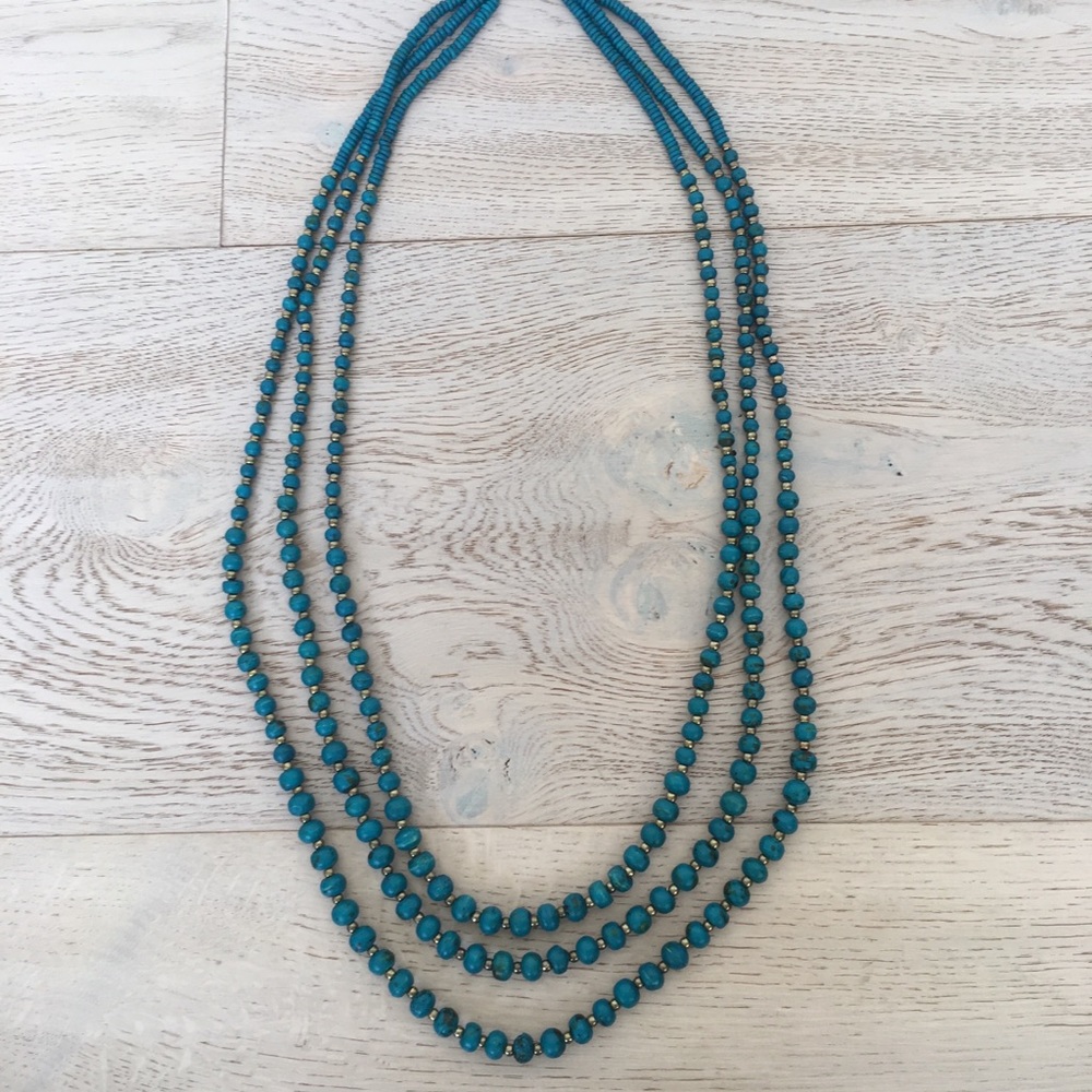 Turquoise Beaded Necklace